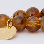 Laden Sie das Bild in den Galerie-Viewer, Small Beads Nacklace VANESSA BARONI Bernstein