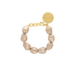 Laden Sie das Bild in den Galerie-Viewer, Braclet VANESSA BARONI Organic Pearl Champagner
