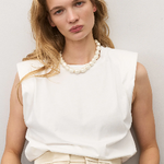 Laden Sie das Bild in den Galerie-Viewer, Necklace VANESSA BARONI Organic Pearl Short