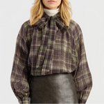 Laden Sie das Bild in den Galerie-Viewer, Bluse SOSUE Bow Check
