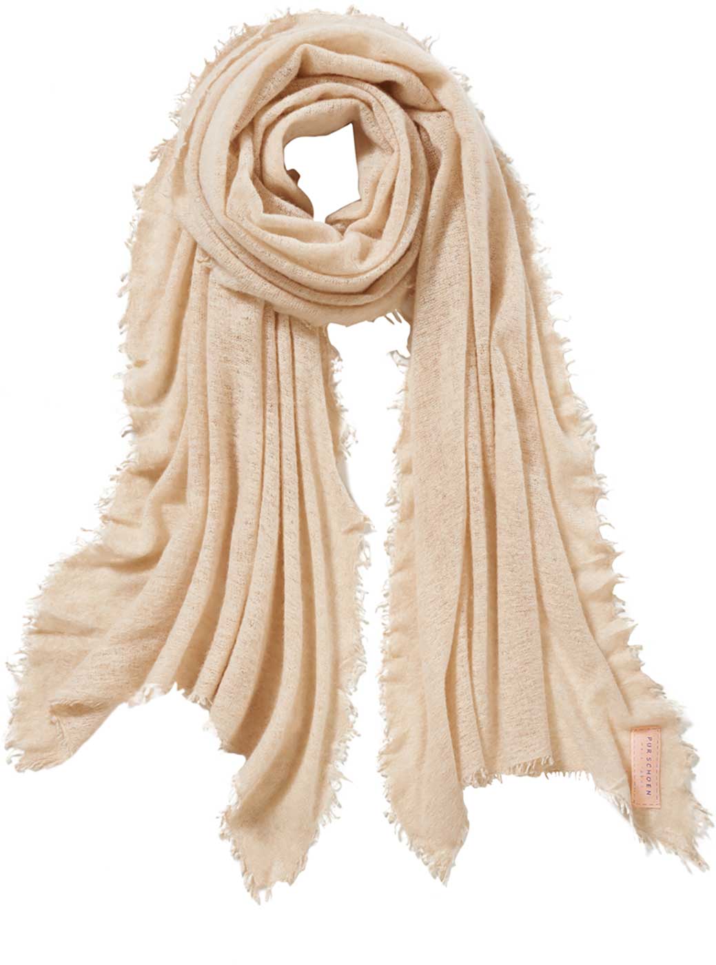 Schal PURSCHOEN Hell Beige