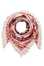 Laden Sie das Bild in den Galerie-Viewer, Jersey Bandana PURSCHOEN Big White Navy Red

