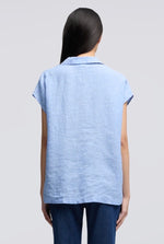 Laden Sie das Bild in den Galerie-Viewer, Blusentop ASPESI Sky Blue
