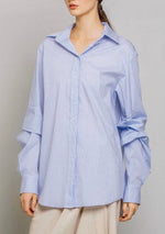 Laden Sie das Bild in den Galerie-Viewer, Bluse BALOSSA Legend Streifen und Weiß
