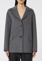 Laden Sie das Bild in den Galerie-Viewer, Jacke ´S MAX MARA Elfi Perlgrau
