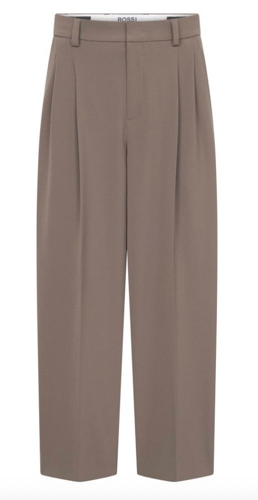 Hose ROSSI Noa Crop Fluid Cade Taupe