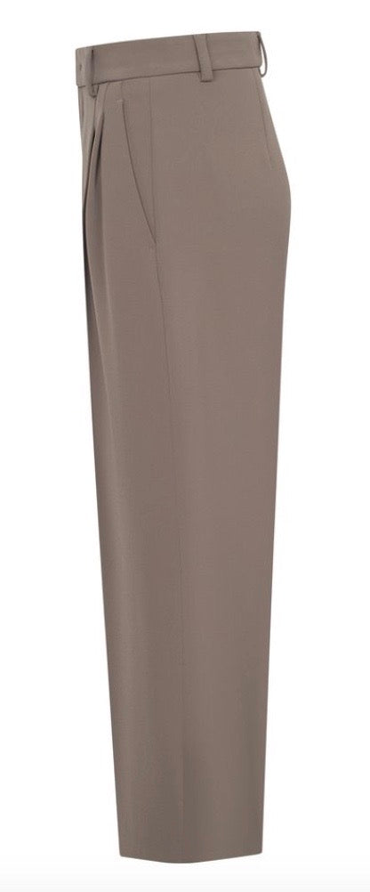 Hose ROSSI Noa Crop Fluid Cade Taupe