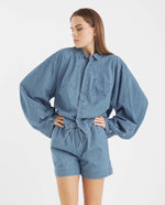 Laden Sie das Bild in den Galerie-Viewer, Shorts SOSUE Dark Denim
