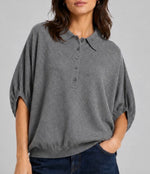 Laden Sie das Bild in den Galerie-Viewer, Pullover SOSUE Cowboy Polo Grey
