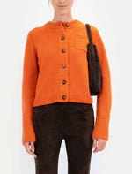 Laden Sie das Bild in den Galerie-Viewer, Cardigan ANNA V BERG Lilly Orange

