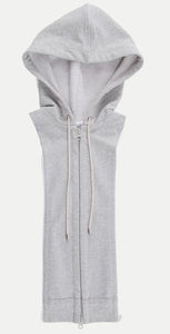 Blazereinsatz VERONICA BEARD Hoodie Dickey Grau