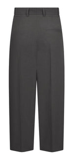 Laden Sie das Bild in den Galerie-Viewer, Hose ROSSI Noa Crop Business Linen Dunkelgrau
