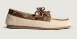Laden Sie das Bild in den Galerie-Viewer, Loafer POSA Alpina Light Taupe/Brown
