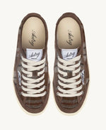 Laden Sie das Bild in den Galerie-Viewer, Sneaker AUTRY Windscape Karo Braun Chocolate
