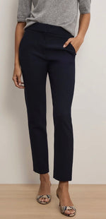 Laden Sie das Bild in den Galerie-Viewer, Hose VERONICA BEARD Renzo Navy

