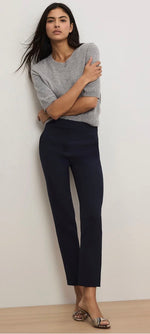 Laden Sie das Bild in den Galerie-Viewer, Hose VERONICA BEARD Renzo Navy
