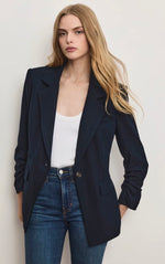 Laden Sie das Bild in den Galerie-Viewer, Blazer VERONICA BEARD Battista Dickey Navy
