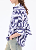 Laden Sie das Bild in den Galerie-Viewer, Bluse ODDEH Roman Stripe

