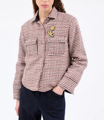 Laden Sie das Bild in den Galerie-Viewer, Blusenjacke ODEEH Hounds Tooth
