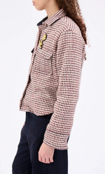 Laden Sie das Bild in den Galerie-Viewer, Blusenjacke ODEEH Hounds Tooth
