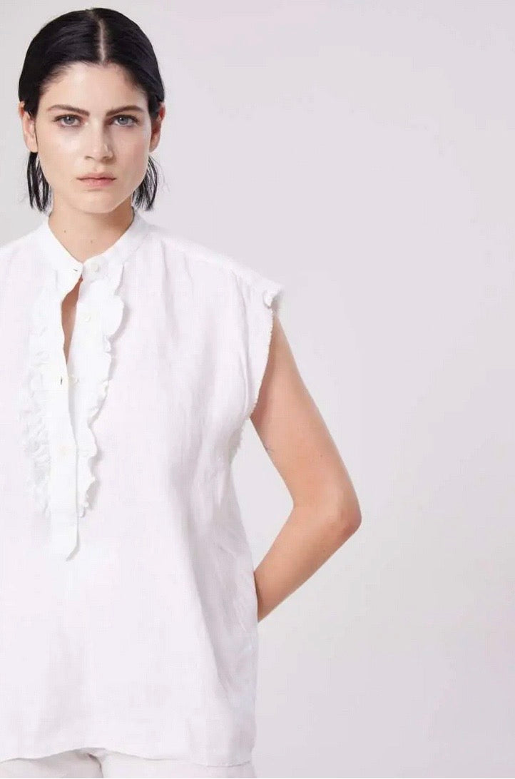 Bluse SOSUE Barcelona Linen White