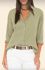 Laden Sie das Bild in den Galerie-Viewer, Bluse XIRENA Beau Dark Seagras
