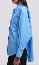 Laden Sie das Bild in den Galerie-Viewer, Bluse ASPESI Azzuro Sky
