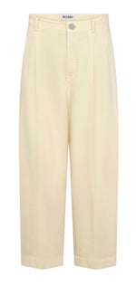 Laden Sie das Bild in den Galerie-Viewer, Hose ROSSI Noa Crop Soft Denim Vanille
