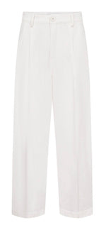 Laden Sie das Bild in den Galerie-Viewer, Hose ROSSI Noa Crop Coloured Soft Denim Natur
