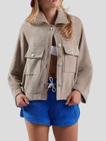 Laden Sie das Bild in den Galerie-Viewer, Jacke BAINDOUX Gaby Sand
