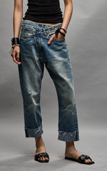 Laden Sie das Bild in den Galerie-Viewer, Jeans R13 CROSSOVER Jasper
