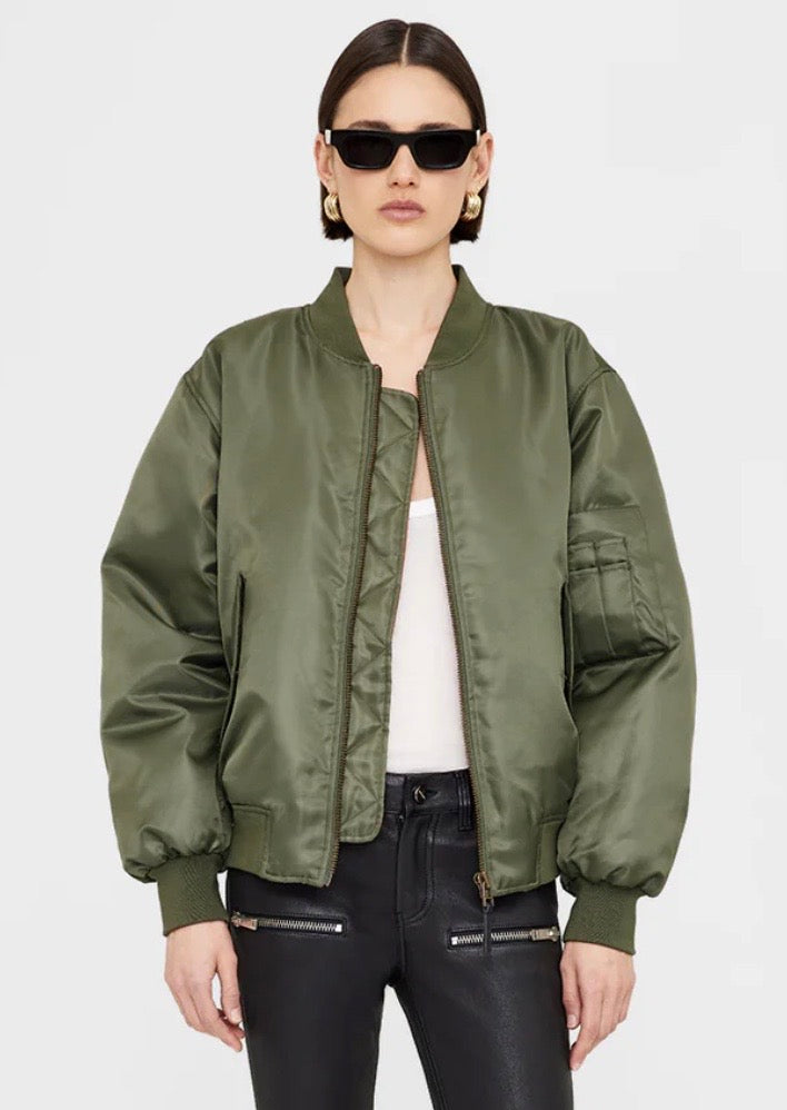 Bomberjacke ANINE BING Leon Army Green