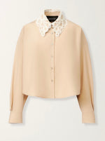 Laden Sie das Bild in den Galerie-Viewer, Bluse FABIANA FILIPPI Beige
