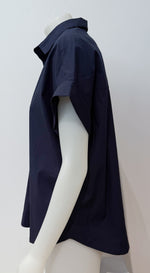 Laden Sie das Bild in den Galerie-Viewer, Bluse FLORA DI VENEZIA Navy
