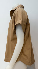 Laden Sie das Bild in den Galerie-Viewer, Bluse FLORA DI VENEZIA Camel

