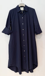 Laden Sie das Bild in den Galerie-Viewer, Kleid FLORA DI VENEZIA Navy
