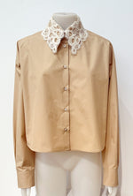 Laden Sie das Bild in den Galerie-Viewer, Bluse FABIANA FILIPPI Beige
