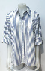 Laden Sie das Bild in den Galerie-Viewer, Bluse ´S MAX MARA Avenue Azurblau

