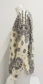 Laden Sie das Bild in den Galerie-Viewer, Pullover KUJTEN Mela Blanc Gris
