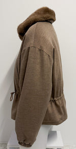 Laden Sie das Bild in den Galerie-Viewer, Parka VALENTINI 1972 Taupe
