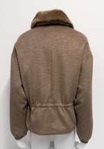 Laden Sie das Bild in den Galerie-Viewer, Parka VALENTINI 1972 Taupe
