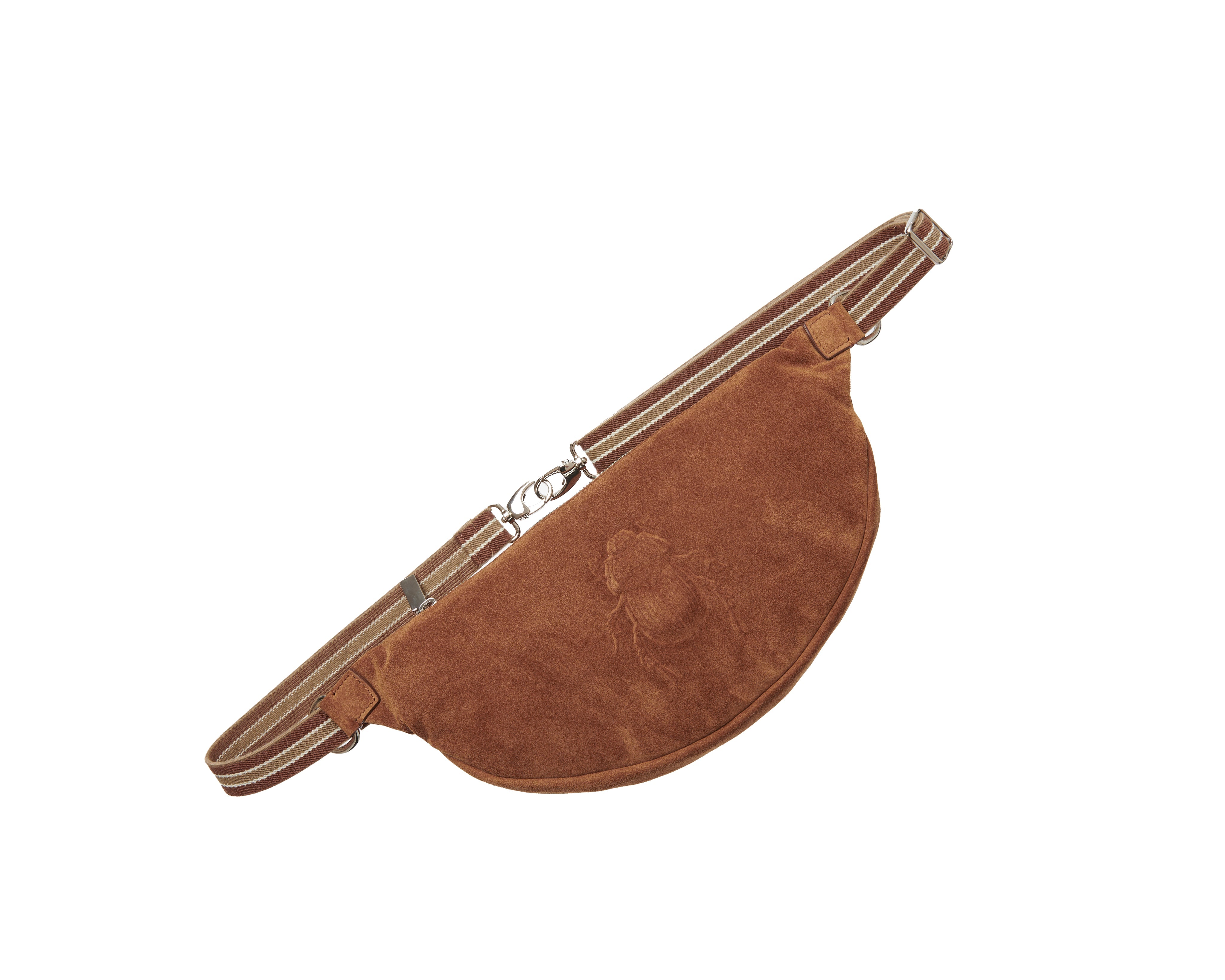 Belt Bag Scarabäus M GABRIELE FRANTZEN Suede Cognac