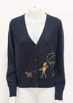 Laden Sie das Bild in den Galerie-Viewer, Cardigan THEHOLYGOAT Dark Navy
