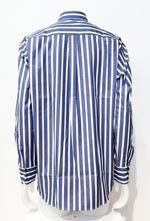 Laden Sie das Bild in den Galerie-Viewer, Bluse BLOOMING Streifen Blau
