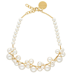 Necklace VANESSA BARONI New Multi Beads Collier Pearl