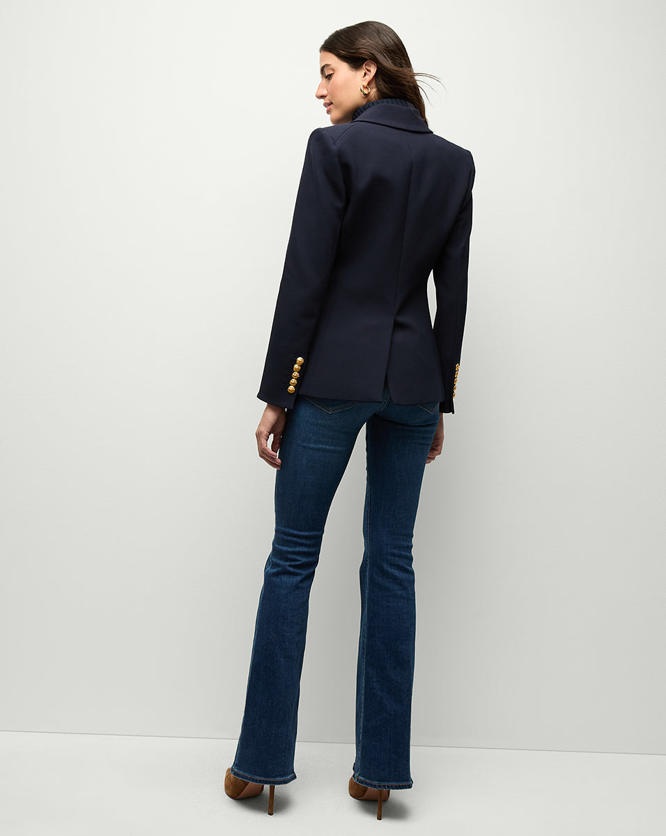 Blazer VERONICA BEARD Miller Dickey Navy/Gold