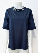 Laden Sie das Bild in den Galerie-Viewer, Bluse ´S MAX MARA Dora Navy
