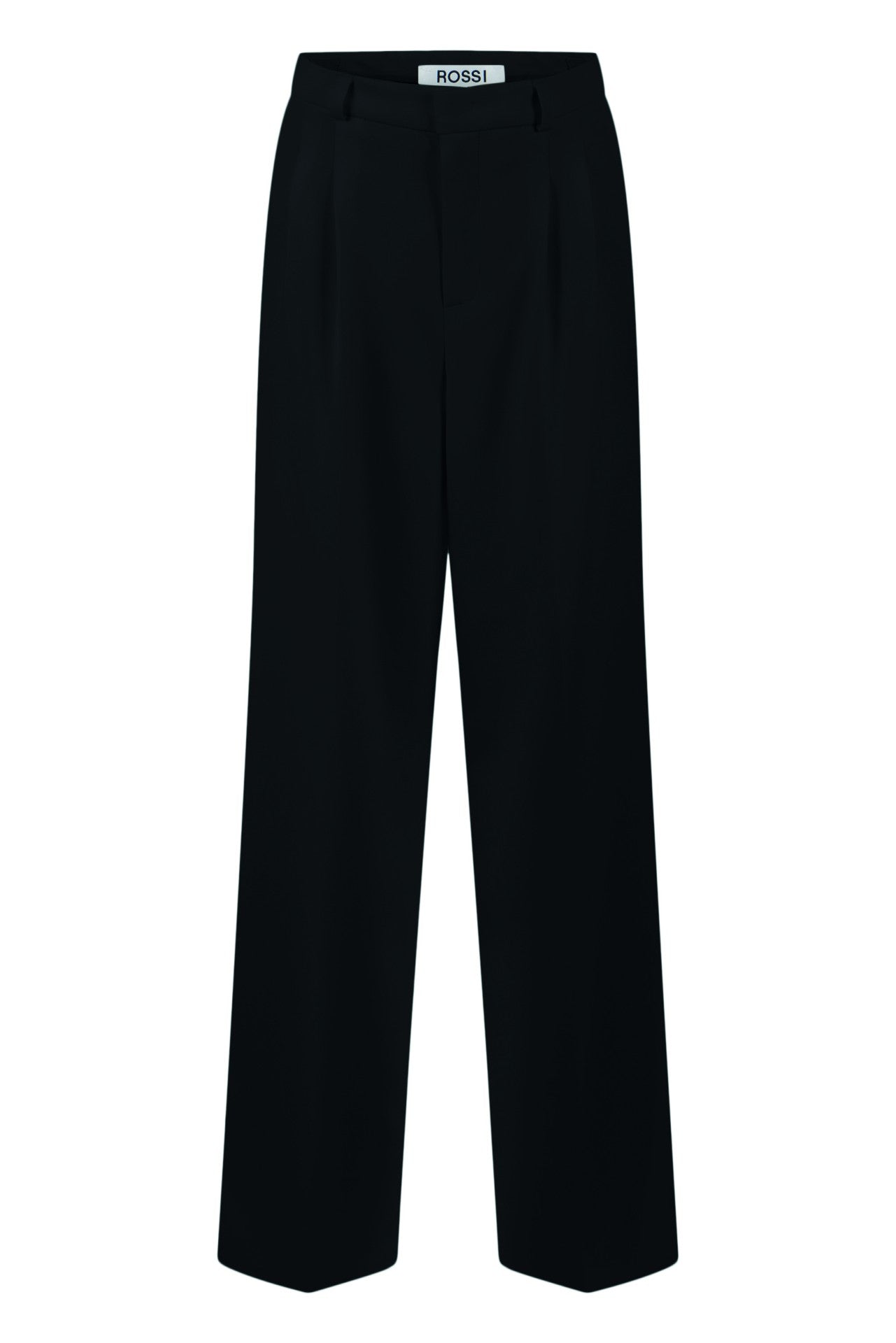 Hose ROSSI Noa Cashmere Touched Flanell Schwarz