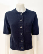 Laden Sie das Bild in den Galerie-Viewer, Cardigan BLOOM Navy
