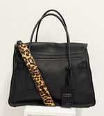 Laden Sie das Bild in den Galerie-Viewer, Tasche VISONA’ Timeless Nero Leo Strap
